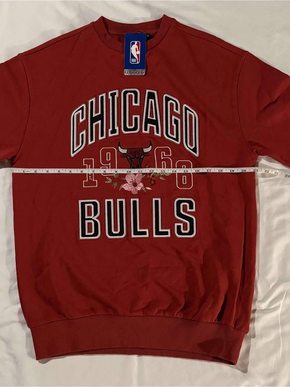 NBA Chicago Bulls Red Crewneck Sweatshirt